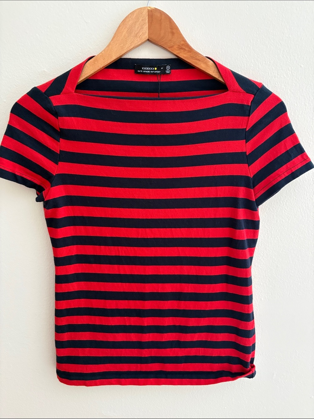 kate spade Red & Navy Striped Short-Sleeve Tee